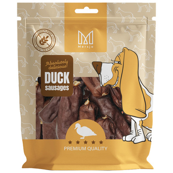 Przysmak dla psa - Kiełbaski z kaczki Mersjo 500g