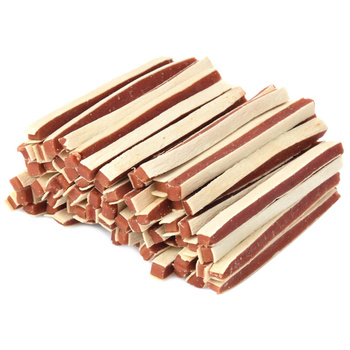 Dog treat - Soft duck strips sandwich Mersjo 500g