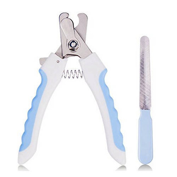 Pets Nail Cutter Claw Clipper With File blue Small