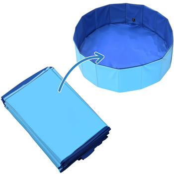 Gartenpool für Hunde und Kinder ideal für die Gartenterrasse DEXTER 120x30cm