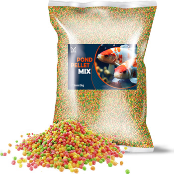 Garten Fischfutter für Koi Karpfen Mersjo Pond pellet MIX 5kg 3mm