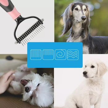Pet Dog Cat Hair Fur Shedding Trimmer