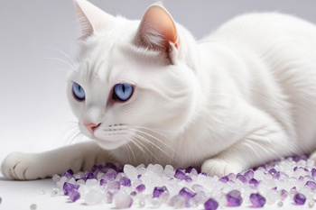 Mersjo Lavendel Silikon Katzenstreu 8x3.8L