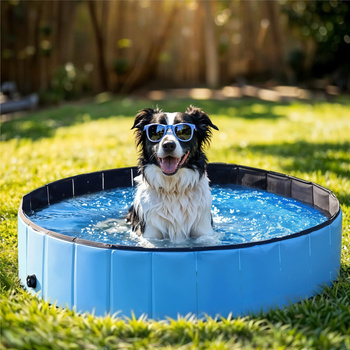 Gartenpool für Hunde und Kinder ideal für die Gartenterrasse DEXTER 80x20cm