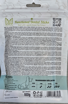 Mersjo Dental Sticks – Beef with Brown Algae and Green Tea Extract 28 pcs