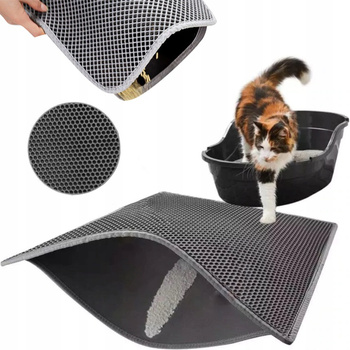 Waterproof mat, cat litter tray pad with double layer