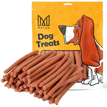 Hundeleckerlis - Ente kabanos, gesunde Nahrungsergänzung, Leckerli, natürliche weiche Leckerlis ideal für kleine und große Tiere 500g