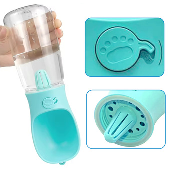 Hunde-Reiseflasche 350 ml türkis