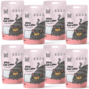 Mersjo Sensitive silica cat litter 8x3.8L