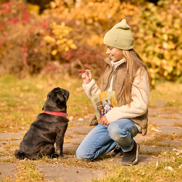 Udko wapienne z kaczką, naturalny przysmak dla psa, Mersjo, WildLeg, 500g