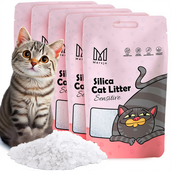 Mersjo Sensitive silicone cat litter 5x3.8L