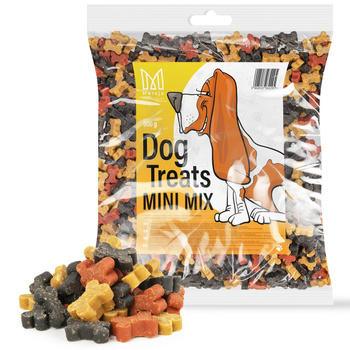 Trainingsleckerlis für Hunde MINI MIX, gesunde Nahrungsergänzung, Leckerlis, natürliche weiche Leckerlis ideal für kleine und große Tiere 500g