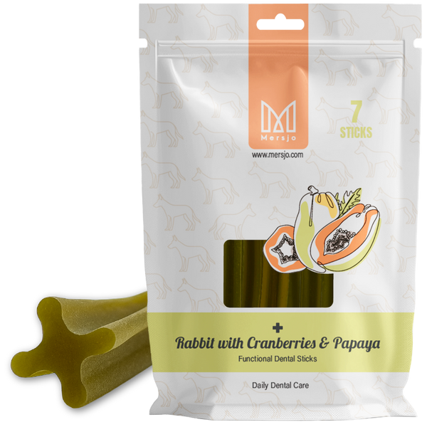 Mersjo Dental Sticks – Beef with Brown Algae and Green Tea Extract 28 pcs