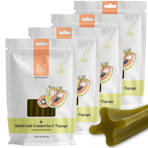 Mersjo Dental Sticks – Beef with Brown Algae and Green Tea Extract 28 pcs