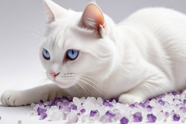 Mersjo Lavendel Silikon Katzenstreu 3.8L