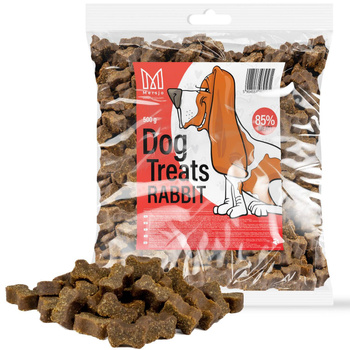 Dog treat - Mersjo rabbit training snacs 85% meat 500g