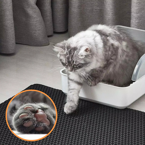 Wasserdichte Matte, Katzentoilettenunterlage mit doppelter Schicht