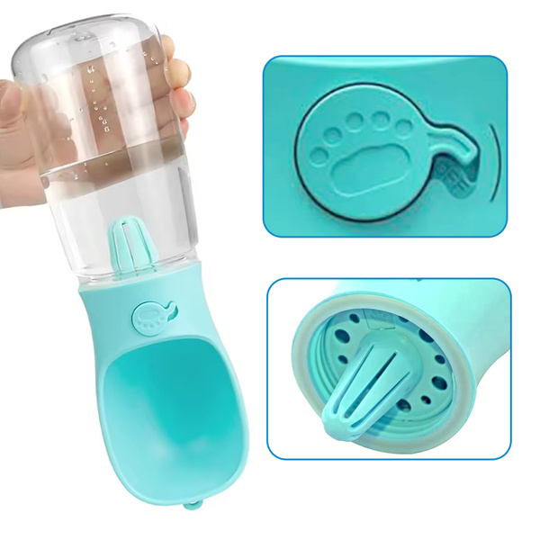 Hunde-Reiseflasche 350 ml türkis