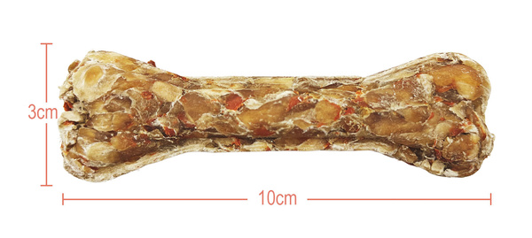 MERSJO Knochen mit Kaninchen und Präbiotikum 10 cm - für Welpen und Senioren