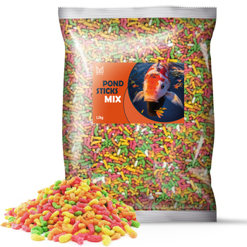 Koi Carp Food for garden pond Mersjo Pond sticks MIX 1.3kg 9l