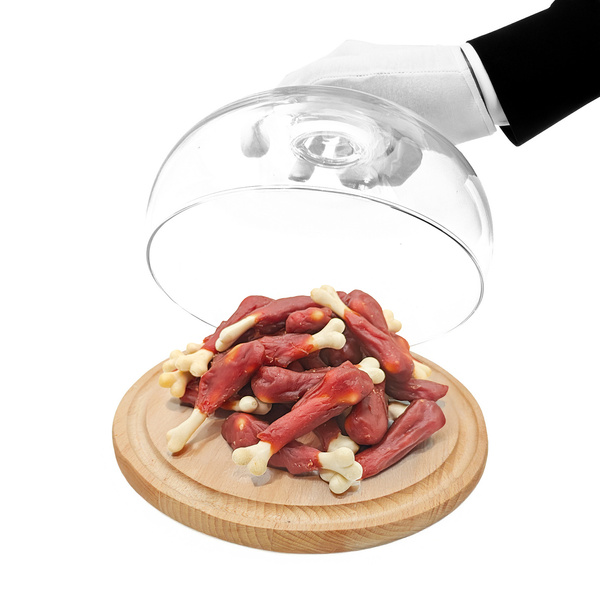 Kalksteinkeule mit Ente, natürliches Hundeleckerli, Mersjo, WildLeg, 500g