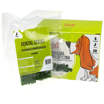 Dental snack for dogs Dental Sticks S (up to 10kg) 28pcs.