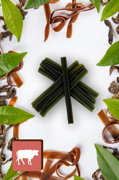 Zahnpflegesnack für Hunde Dental Sticks Mersjo Rind Algen Grüntee 7 Stück