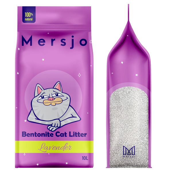 Bentonite cat litter lavender LAVENDER 10l
