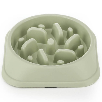 Slow Feeder Dog Bowl green